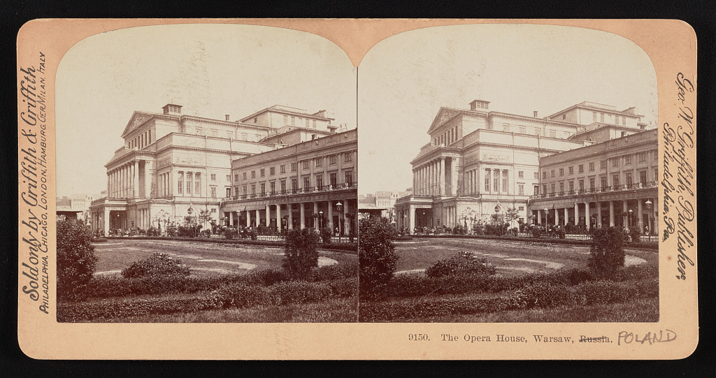 The opera house, Warsaw, Poland