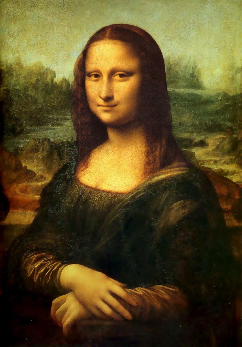 Mona Lisa - Leonardo da Vinci konwersja do 3D
