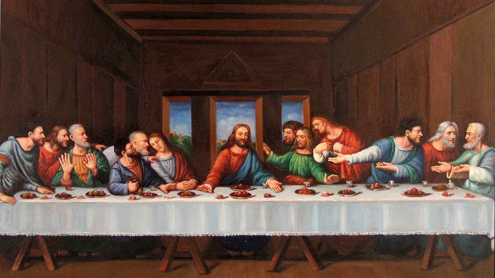 Ostatnia wieczerza-Leonardo da Vinci / konwersja