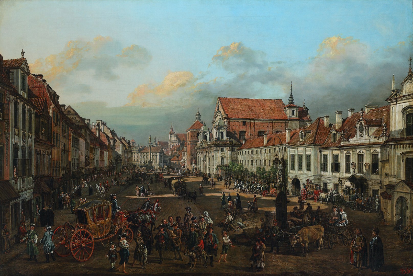 Krakowskie Przedmieście Canaletto - konwersja do 3D