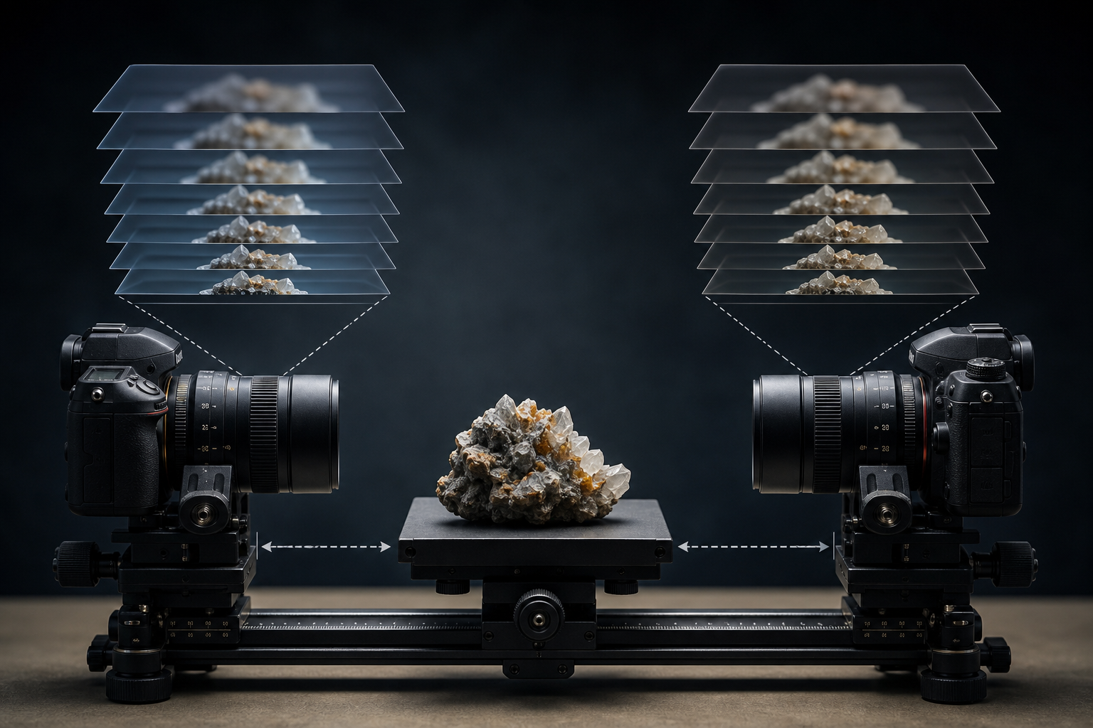 Makrofotografia 3D: mała baza i dwa stosy ostrości