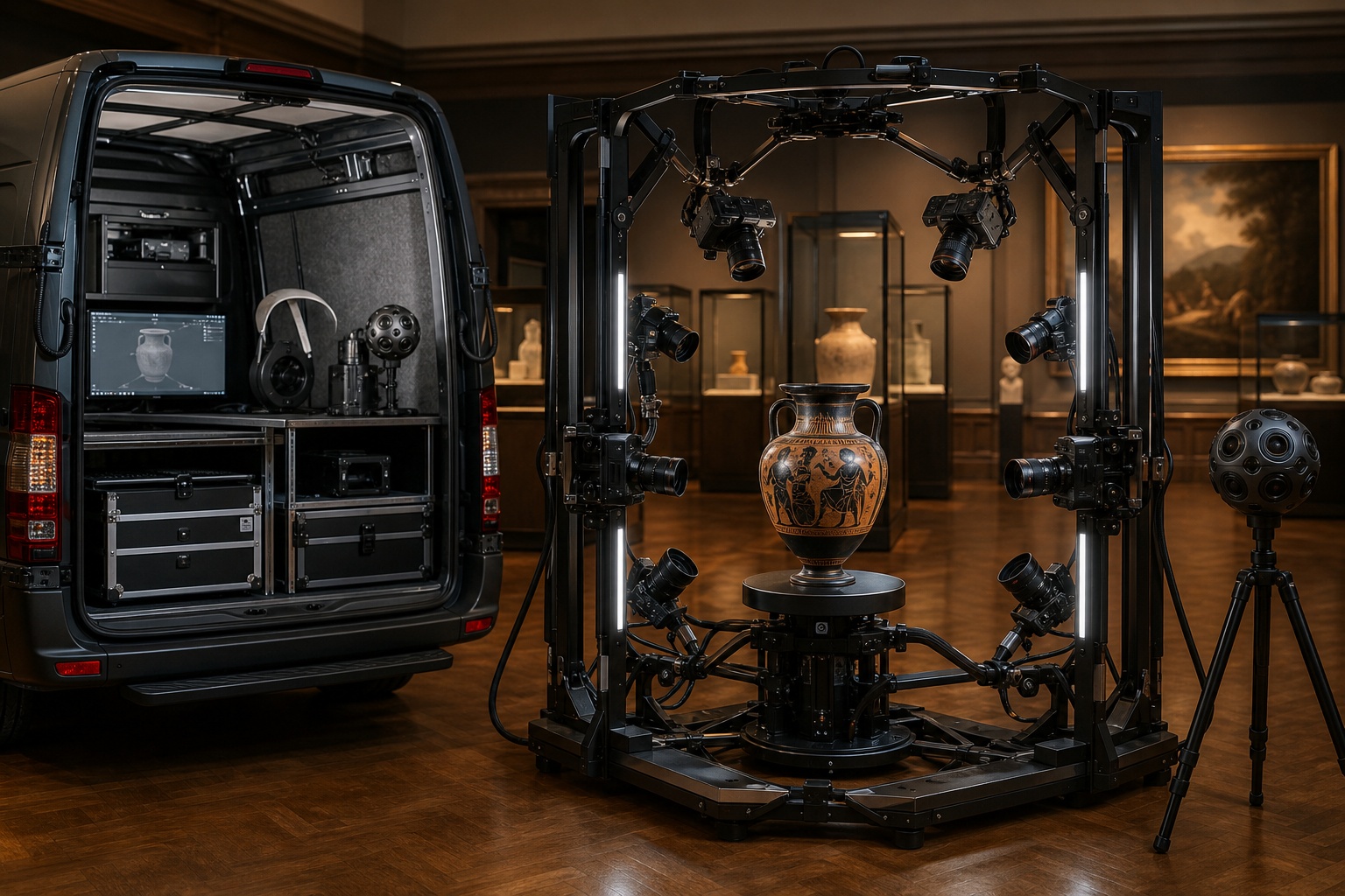 Mobilne studio 3D: robotyczna digitalizacja zbiorów